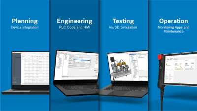Development with Control plus - PLC & HMI engineering made easy