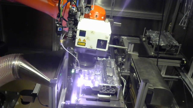 Laser Cleaning of aluminum housing for control units