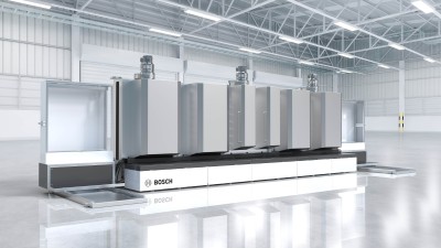 Inline coating system from Bosch Manufacturing Solutions | BMG enabling automated, scalable coating processes from research to industrial production.