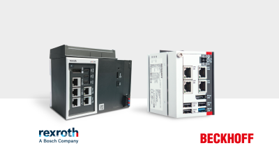 Our system can be operated with Rexroth and Beckhoff