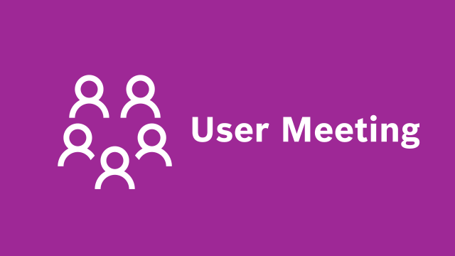 User Meeting – yearly event